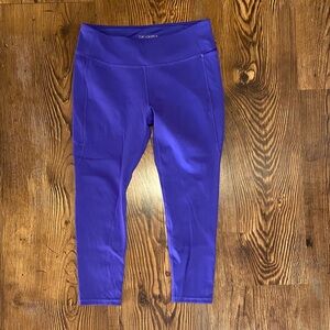 CALIA by Carrie Underwood Stay Powerful side pockets 7/8 Purple Leggings